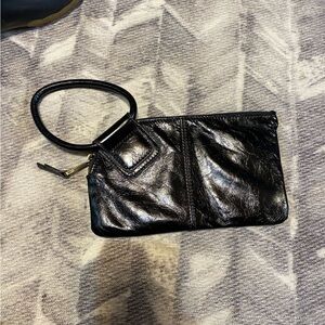 Black HOBO Wristlet Clutch
